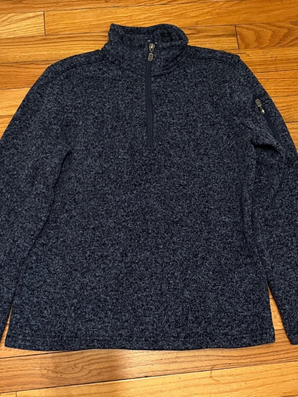 Orvis Men's Navy Half-Zip Sweater Pullover
